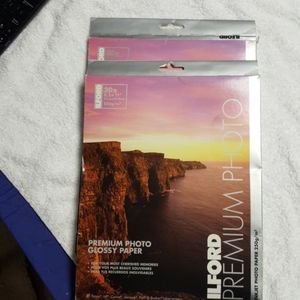 ILFORD Premium glossy paper 20 pack lot 2